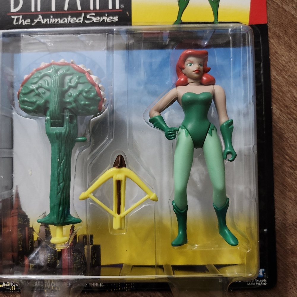 1993 Batman The Animated Series Poison Ivy Action Figure Kenner - Picture 6 of 9